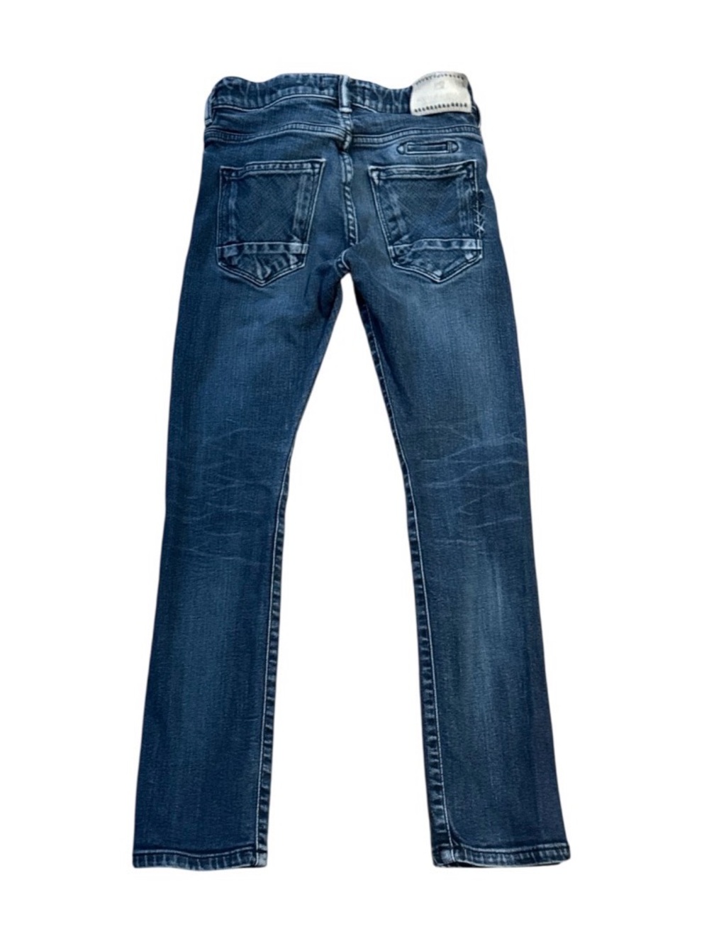 Authentic Scotch & Soda boys designer slim blue denim jeans sz 8